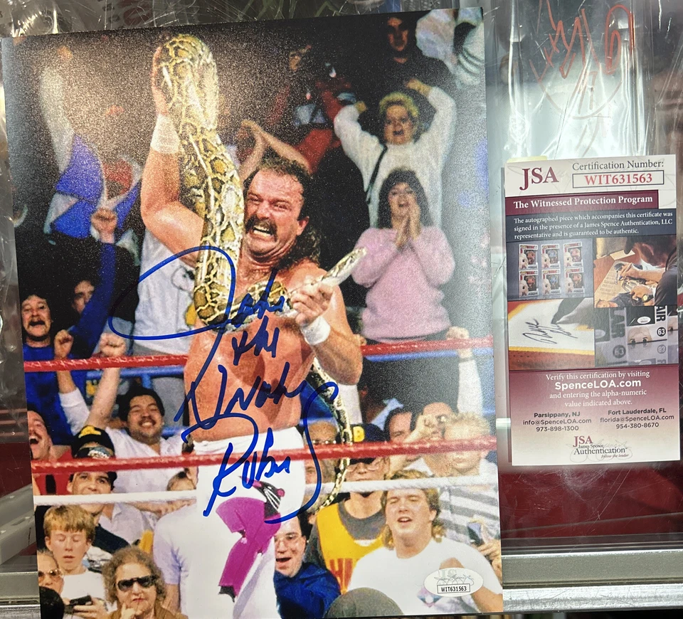 Jake Roberts Signed 8x10 Photo JSA COA WWE Autograph — 第 1/1 张图片