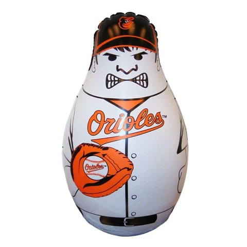 Baltimore Orioles Mini Bop Bag Inflatable Punching Bag [NEW] MLB Balloon Cover