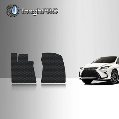 ToughPRO Front Mat Black For Lexus RX350 RX450h All Weather Custom Fit 2016-2022 - Image 1 of 4