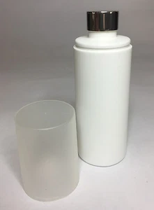 Empty 100ml Over cap Bottles With Shiny Silver Screw Top Cap *ANY AMOUNT* - Picture 1 of 2