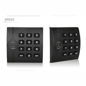 ZKTEco KR202E EM ID Reader Keypad Weatherproof 125KHz For Access control 5 fobs - Picture 1 of 4