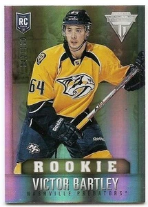 13/14 PANINI TITANIUM ROOKIES DRAFT POSITION PARALLEL Victor Bartley #42/100 - Bild 1 von 1