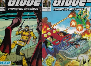 G.I. Joe EUROPEAN MISSIONS (1989) UK ACTION FORCE LOT #11 + 14 (READERS) - Picture 1 of 5