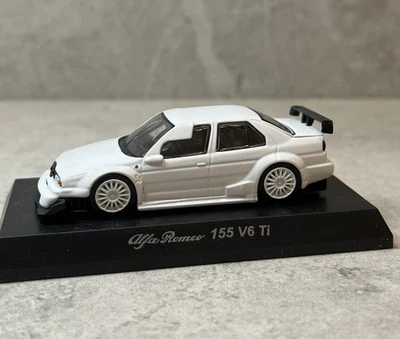 Kyosho 1/64 Alfa Romeo collection4 155 V6 TI White diecast model car 80E2 - image 1 of 4