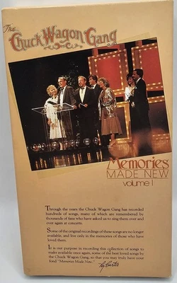 The Chuck Wagon Gang---Memories Made New Vol 1—Used VHS - Image 1 of 2