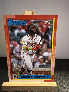 2025 Topps Series 2 #90B2-41 Michael Harris II 1990 Atlanta Braves - Picture 1 of 2
