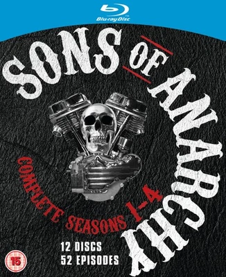 Sons of Anarchy: Complete Seasons 1-4 (Blu-ray) Johnny Lewis Theo Rossi - Image 1 of 2