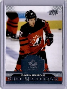Mavrik Bourque #81 Base Pride Of The Program 2022 Upper Deck Team Canada Juniors - Imagen 1 de 2