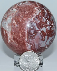 Esfera de jaspe de encaje loco mexicano / 2,71" (68,83 mm) / 15,50 oz (439,41 gr) 3526 - Imagen 1 de 15