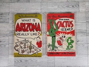 2 Reg Manning 1960s Books: What Kinda Cactus Izzat & What Is Arizona Really Like - Picture 1 of 4