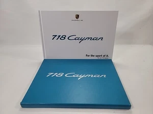 2016 Porsche “The New 718 Cayman” Hardcover Book "For The Sport Of It" - Picture 1 of 8