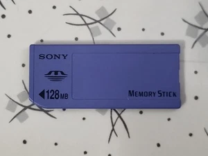 Sony Memory Stick 128MB MSA-128A Genuine Camera Memory Card - Picture 1 of 3