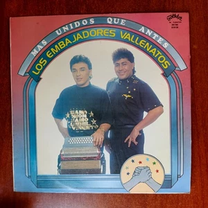 Los Embajadores Vallenatos ‎– Mas Unidos Que Antes [1991] Vinyl LP Vallenato - Picture 1 of 4