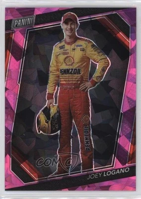 2023 Panini National Convention VIP Gold Pack Pink Sparkle Prizm /75 Joey Logano - Image 1 of 2