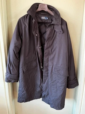Parka Polo Ralph Lauren, intérieur en duvet, noire, XL - Photo 1/4