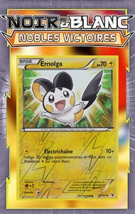 Emolga Reverse - NB03:Nobles Victoires - 37/101 - Französische Pokemon Karte - Bild 1 von 1