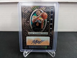2021-22 Obsidian Nickeil Alexander-Walker Aurora Autograph 50/50 Jazz - Bild 1 von 2
