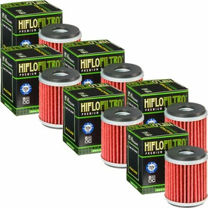Juego de filtros de aceite Yamaha YZF 250 2009-2019 HiFlofiltro HF140 paquete de 6 - Imagen 1 de 1