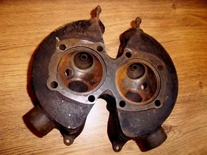 TRIUMPH 5T USED CYLINDER HEAD C/W NEW GUIDES 70-2928 - Picture 1 of 5