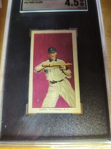 1910 E96 Philadelphia Caramel Fred Clark SGC 4.5 Pittsburgh