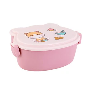 1 Set Lunch Container Compartment Design Retain Freshness Children Lovely - Picture 1 of 14