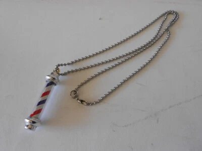 Ожерелье с парикмахерским столбом реалистичное заготовка алюминий и поликарбонат - Изображение 1 из 4