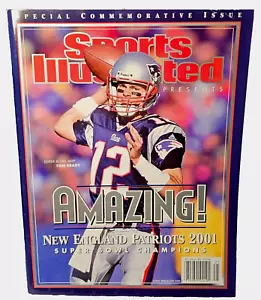 2001 Sports Illustrated Amazing! New England Patriots Tom Brady-Free USA Ship! - Picture 1 of 2