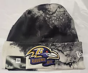 Baltimore Ravens New Era Gorra Medias Tejida Tinta Lateral - NFL - Imagen 1 de 2