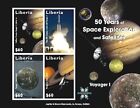 Liberia 2008 - Podróż kosmiczna - Arkusz 4 znaczków - Scott #2515 - MNH