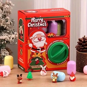 Gashapon Toy Mini Vending Machine Christmas Childrens Gift - Random 6 Eggs - Picture 1 of 3