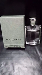 Bvlgari Pour Homme By Bvlgari men's mini 0.12 oz/4ML splash Eau De Toilette NIB - Picture 1 of 3