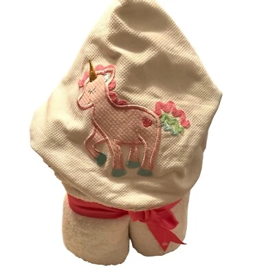 Детское полотенце с капюшоном Unicorn акценты подарок для душа - Изображение 1 из 3