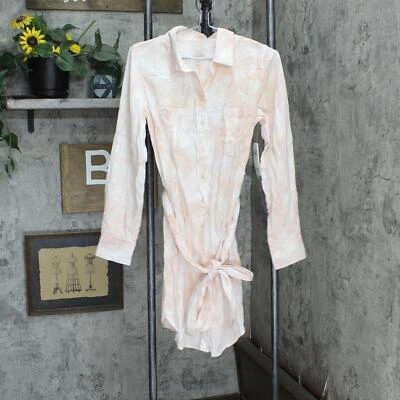 Vestido camisero con cinturón Shonda para mujer W1GK29RD8G1 tiro rosa tie dye S Foto 1 de 4