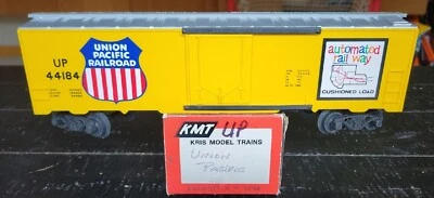 KMT, KRIS MODEL TRAINS, UP BOX CAR, #44184, Union Pacific RR. (F51) - Image 1 of 4
