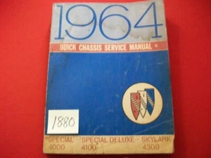 Buick 1964 chasis de fábrica manual de servicio especial/de lujo Skylark 4000 4100 4300 - Imagen 1 de 4