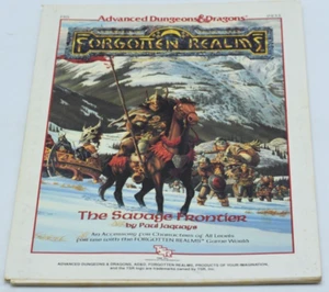Forgotten Realms Dungeons & Dragons The Savage Frontier Accessory NO MAP - Picture 1 of 8