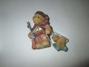 Cherished Teddies Danny, 2000 Priscilla Hillman, Scout bear w/ pet - Foto 1 di 4