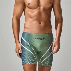 New Men's Swim Jammer Swimsuit Shorts Swimming Trunks Training Shorts Swimwear - Picture 1 of 12