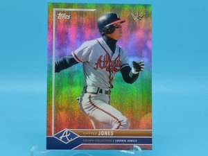 CHIPPER JONES 2022 Topps X Bobby Witt Jr Crown Collection SILVER Foil  #/99 - Picture 1 of 3