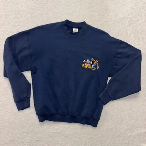 Suéter De Colección Mickey & Co Para Hombres XL Azul Mickey Mouse Disney Pullover Bordado - Imagen 1 de 11