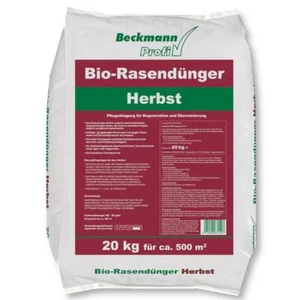 BECKMANN Bio Rasendünger Herbst organisch 20 kg Rasennaturdünger Biodünger - Bild 1 von 1