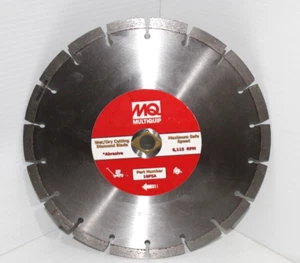 ⭐NEW⭐ Multiquip 10PSA Diamond Blade - 10" x .095 x 5/8-DM Abras Mat Seg PREM MQ - Picture 1 of 7