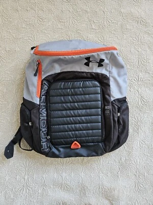 Under armour оранжевый и черный рюкзак для мужчин - Изображение 1 из 4