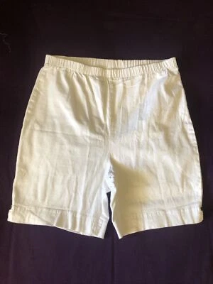 PANTALONES CORTOS ELÁSTICOS GRANDES BLANCOS ROUTE 66 Foto 1 de 4