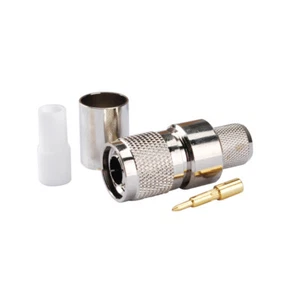 TNC Crimp male Plug connector for LMR400 RG8 RG213 straight NEW - Picture 1 of 4