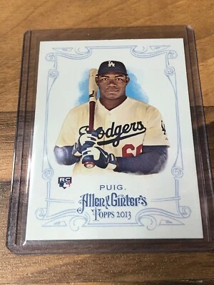 YASIEL PUIG 2013 Topps ALLEN & GINTER CARD #44 CLEVELAND/DODGERS (FIRST ROOKIE) - Image 1 of 2