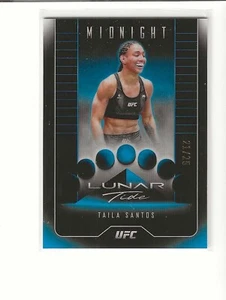 2024 Topps Midnight UFC LUNAR TIDE MOONRISE TAILA SANTOS #21/25 - Imagen 1 de 2