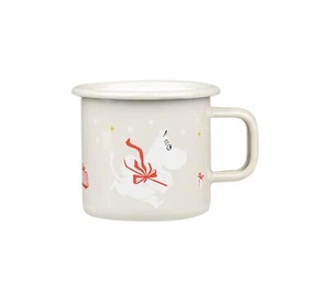 Muurla MOOMIN ENAMEL MUG GIFTS Grey Beige 0.37l 370ml - Picture 1 of 4