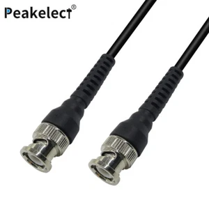 Peakelect BNC Male to Male Plug Oscilloscope Test Cable Lead Wire 50 Ohm 3.3ft - Picture 1 of 5