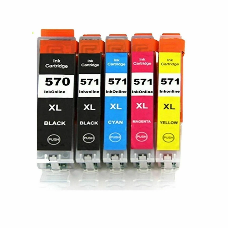 5 NonOE Ink Cartridge Replace For Canon Pixma MG5750 MG5751 MG5752 MG5753 MG6850 - Image 1 of 1